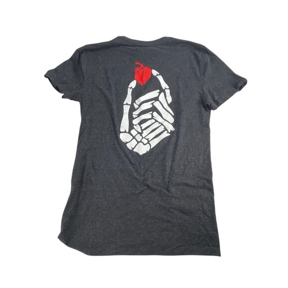 Threadfast Ghost Tequila T-Shirt Mens S Graphic Gray Oversized Gothic Grunge Cas - Picture 2 of 6